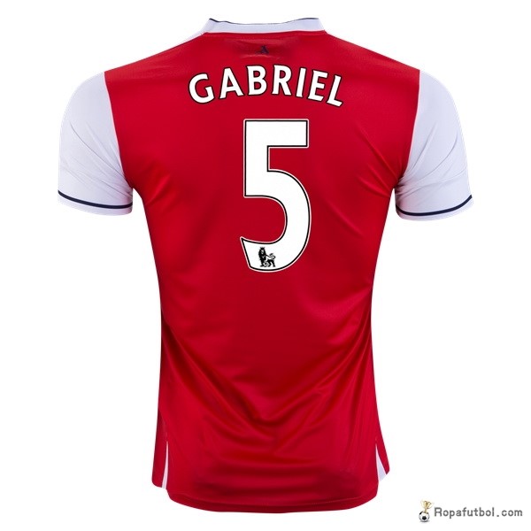 Camiseta Arsenal Replica Primera Ropa Gabriel 2016/17 Rojo